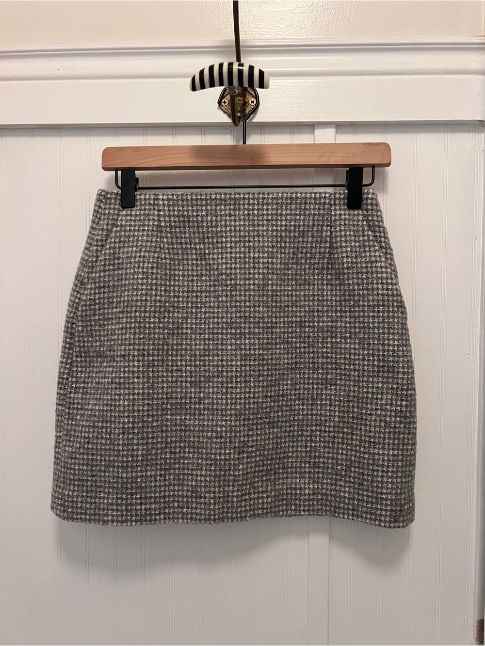 Uniqlo Tweed Mini Skirt (Houndstooth) Size Small (0)